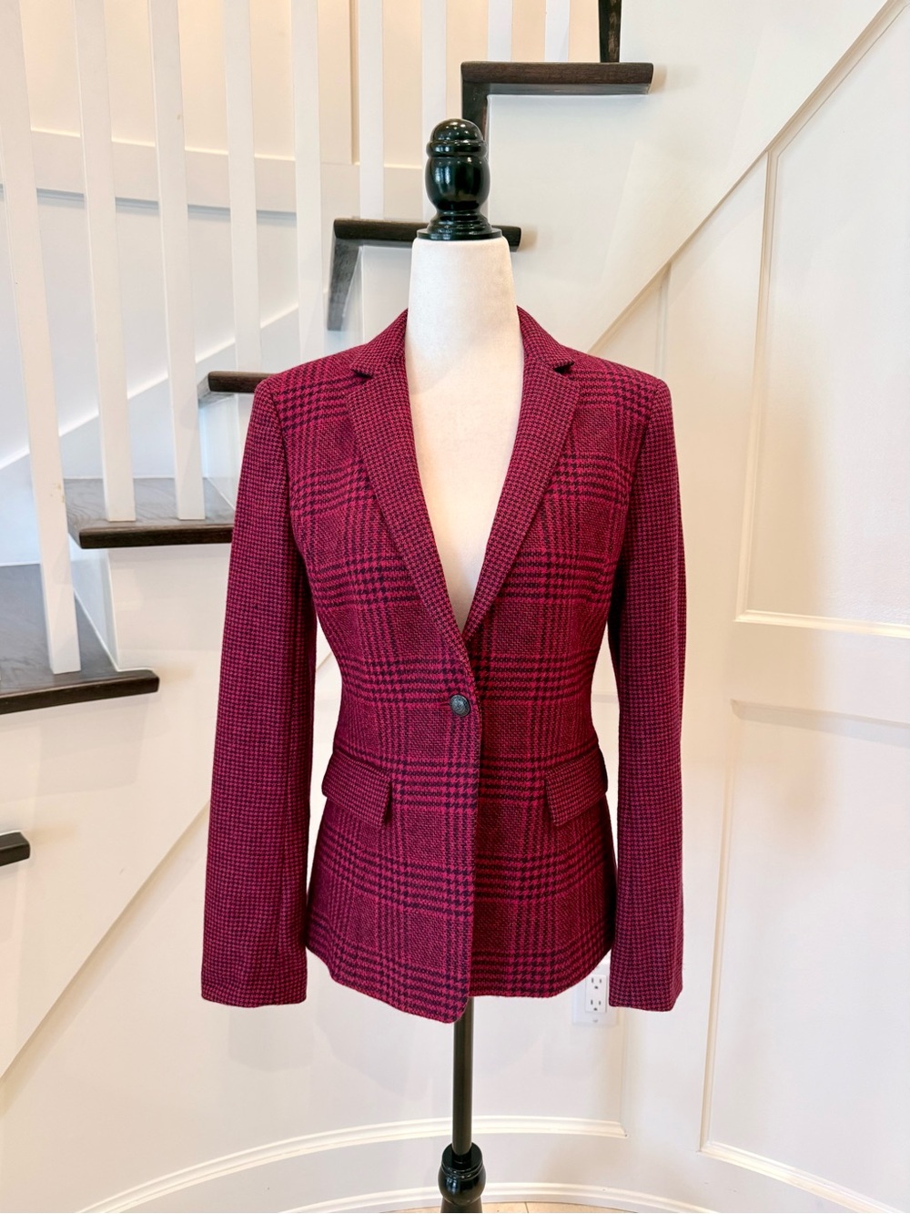 Brooks Brothers Wool Houndstooth Blazer